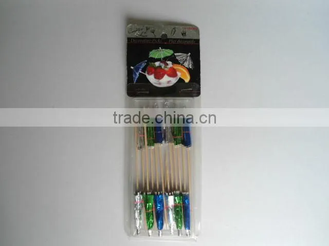 Wooden cocktail stick (mushroom)