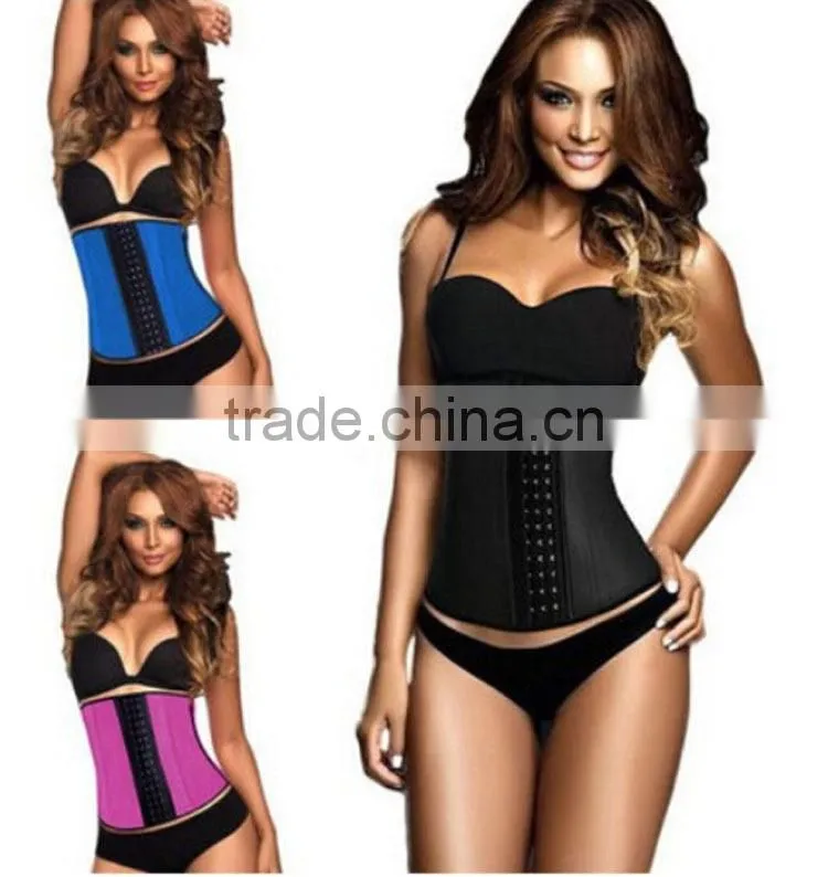 Adjustable Steel Boned Rubber Body Slimming Sculpting Clothes Waist Abdomen Latex Corset