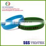 China wholesale plastic clip woven wristband for festival