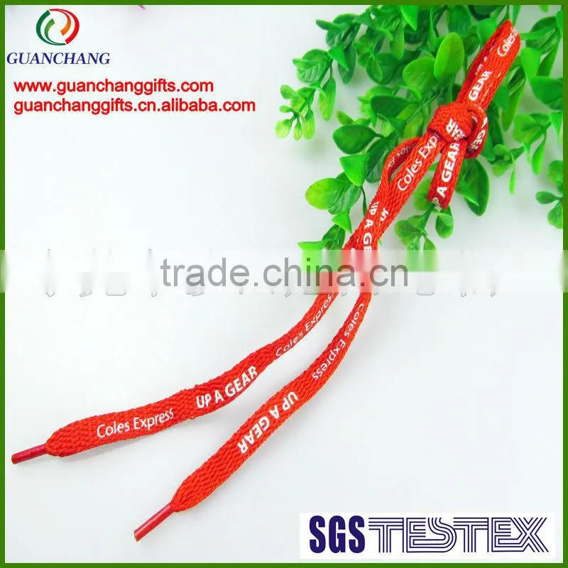 OEM custom waxed round shoelaces