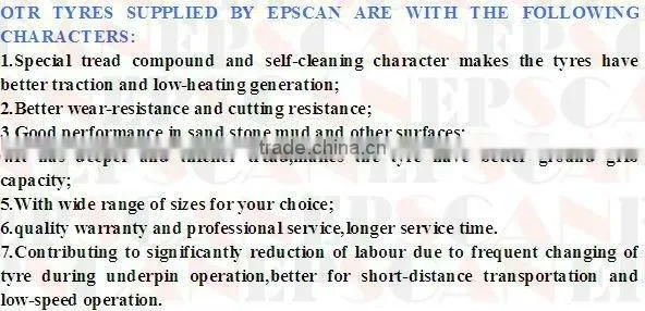 HIGH QUALITY DOUBLE COIN 23.5R25 TYRE(with iso,gcc,dot,ece certificates)