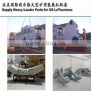 Heavy Mining Equipment Structural Parts Processing with supplied drawing
