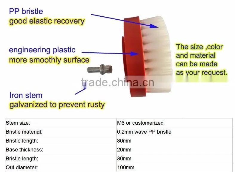 New 1pc Clean Brush used on Electric Drill for Carpet Sofa Leather Plastic Wooden Furniture Kitcen Cleaning Tools OD 110mm