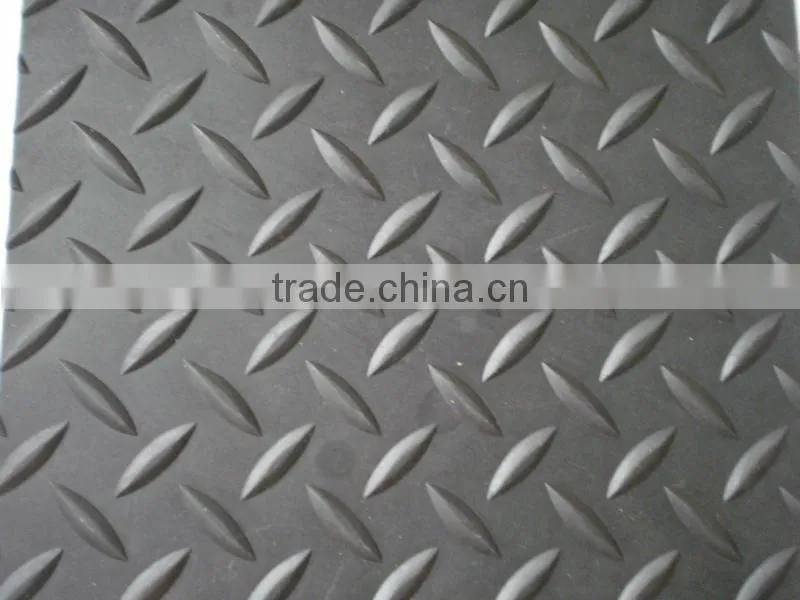 3mm to 6mm thickness various parttern non-slip rubber mat flooring