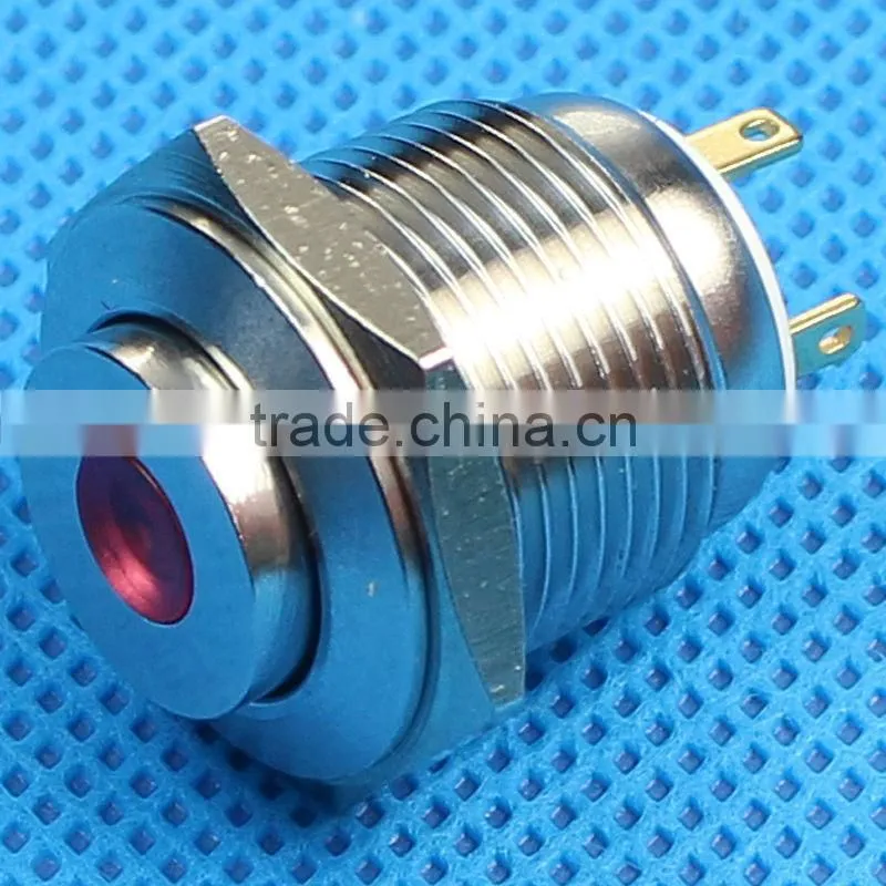 16mm flat head screw terminals 12 volt waterproof switches