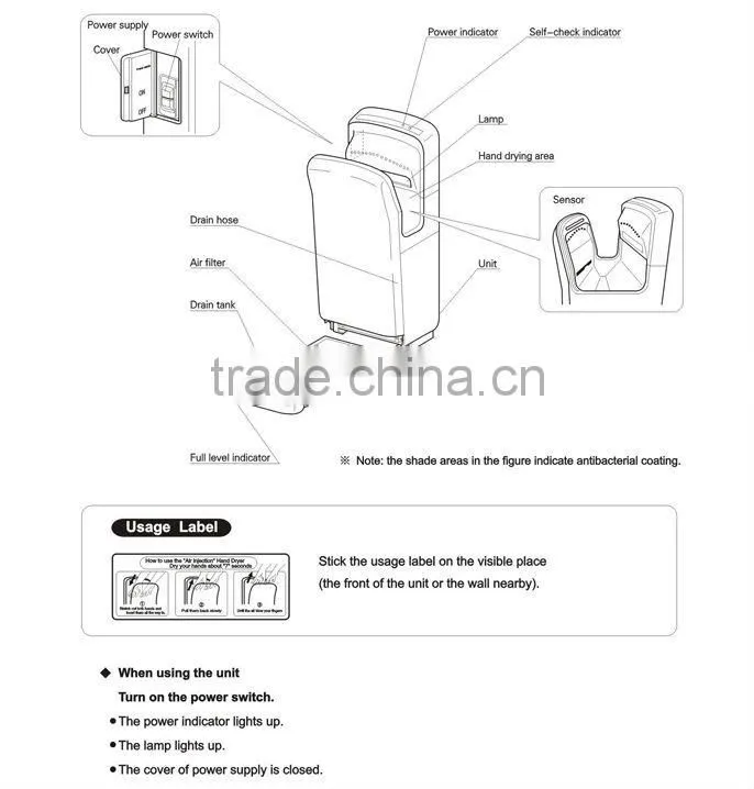 Dual Jet Hand Dryer