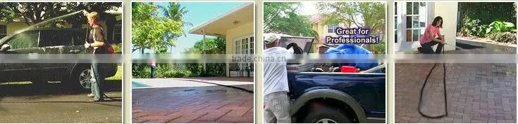 Expandable hose in garden