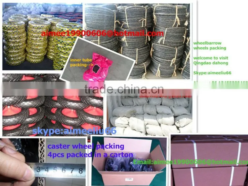 wheel barrow 8PR rubber tyre