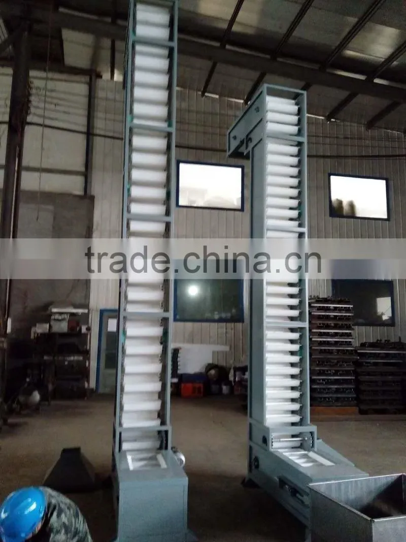 Z type food bucket chain conveyor material elevator