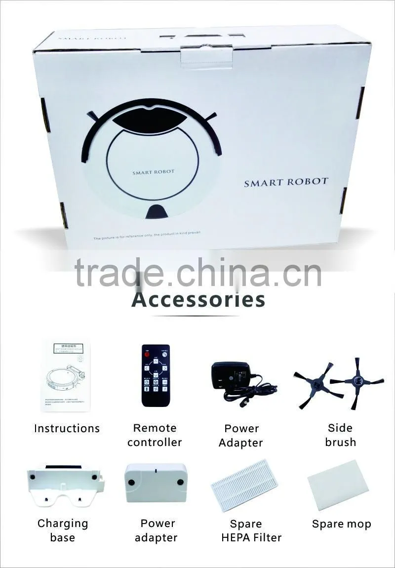 China intelligent suction robot vacuum cleaner and mop smart vacuum cleaning robot low price dry and wet robot
