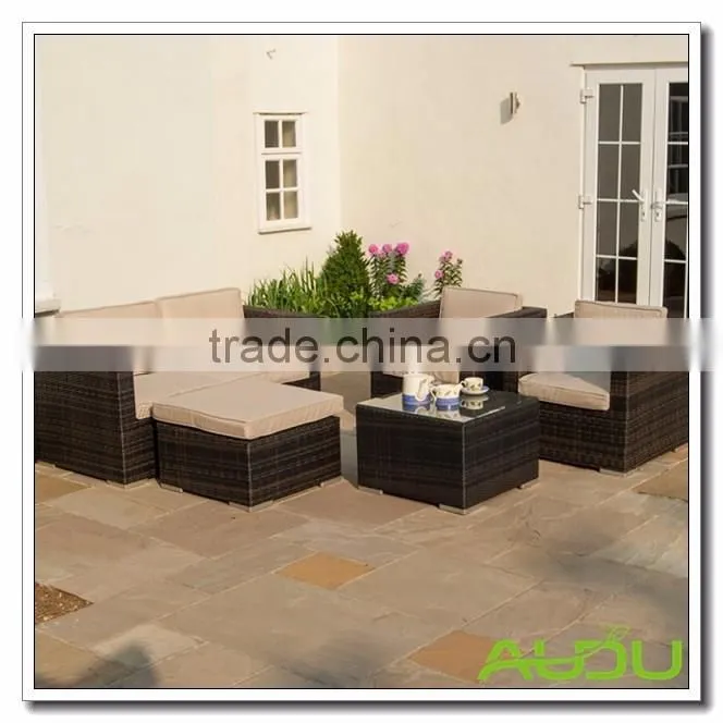 Audu Black Rattan Outdoor Wicker Furniture