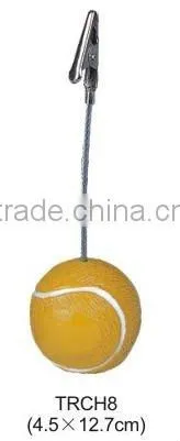 Tennis ball shape name card holder/paper holder