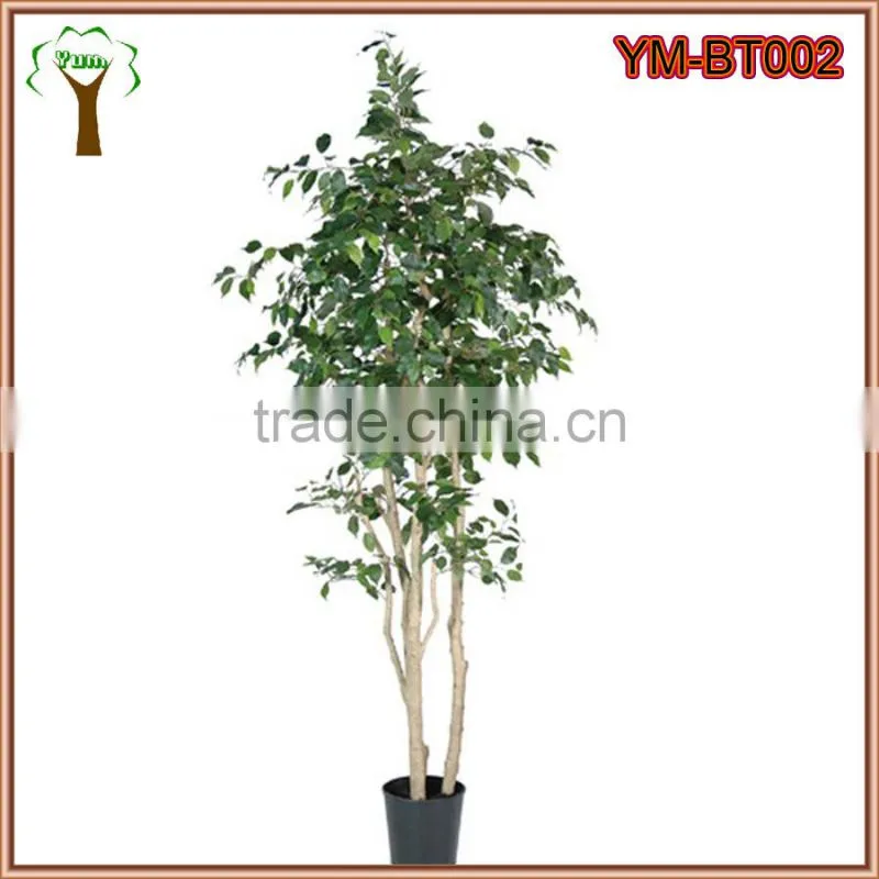 Artificial birch tree for hotel lobby decor