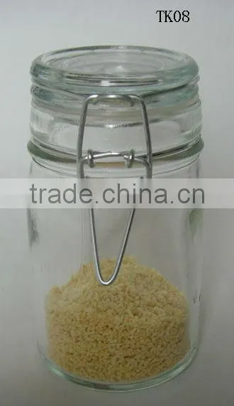 2016 zibo decorative clear glass food container / miniature glass bottles
