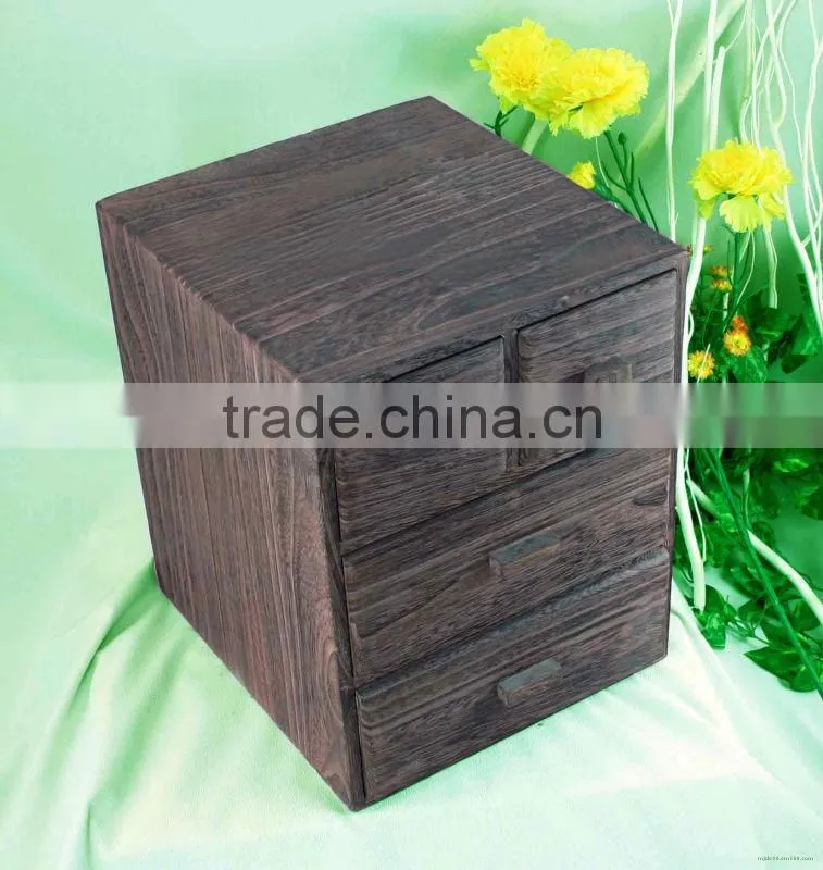 multilayer Wooden jewelry storage box
