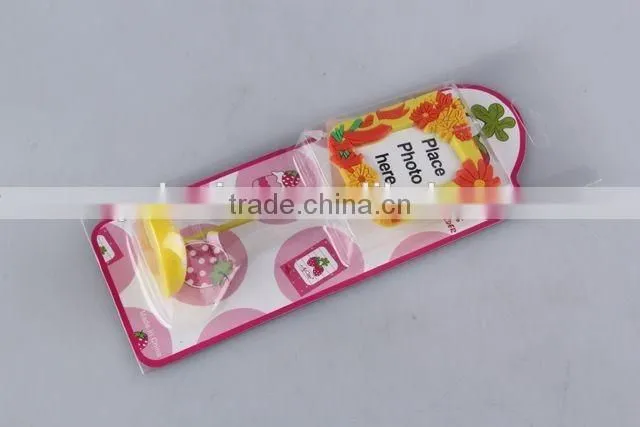 Cartoon car/animal design silicone vertical mini photo frame hot sale photo holder