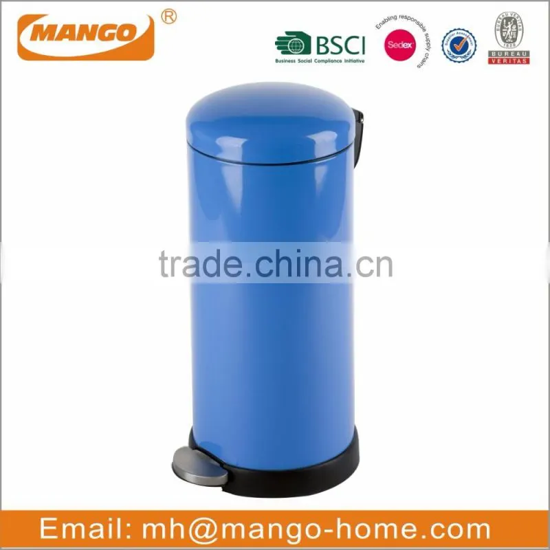 Oval Stainless Steel Garbage Can