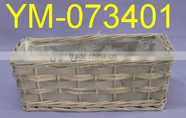 Rectangular Willow Flower Pot Factory