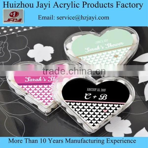 Clear acrylic square wedding card box