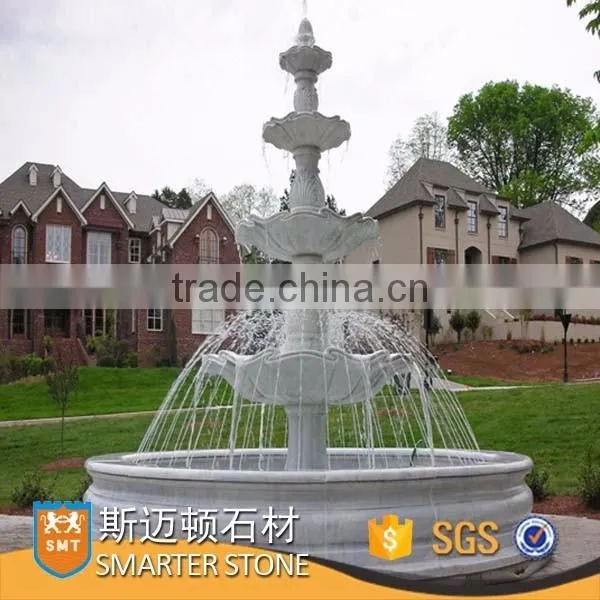 Large outdoor water fountains and Indoor water fountain design
