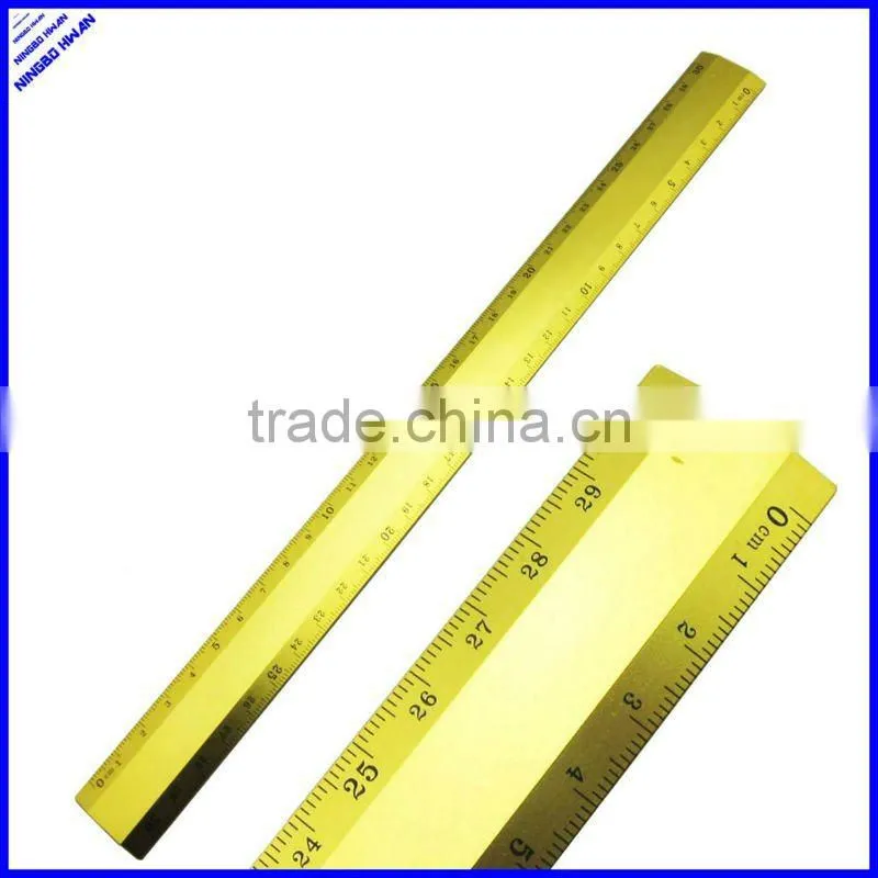 High quality colorful office 30cm aluminium metal ruler