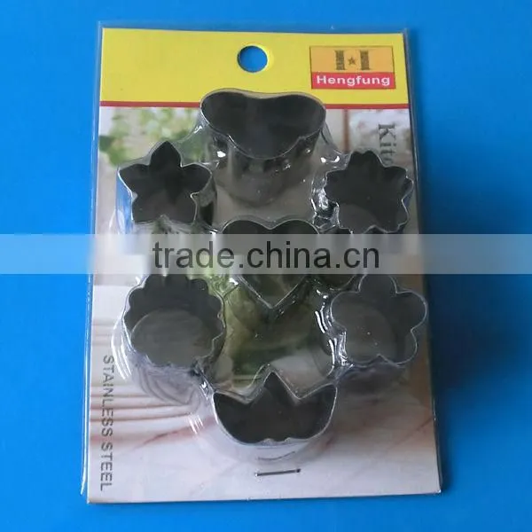 4 pcs plastic cookie Cutter