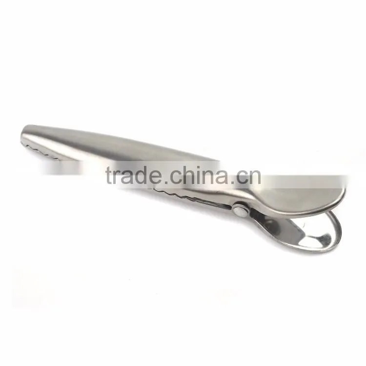 Stainless steel promotional power kitchens bag lock clip
