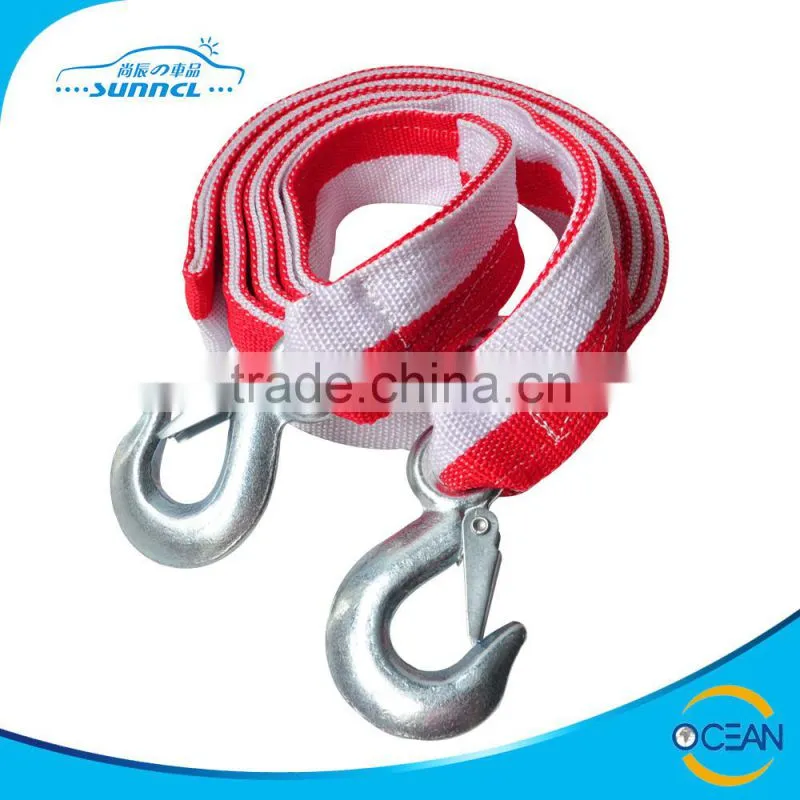 Car Heavy Duty Luggage Tag Loop Strap , Tow Rope , Luggage Strap