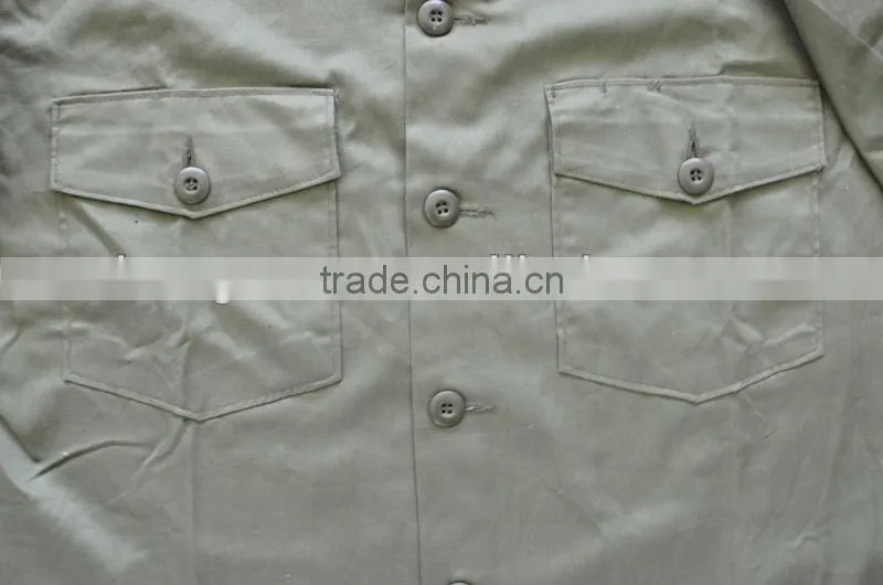 Manufacturer of Lybian OD Green 65%C 35%P Summer Military Uniforms