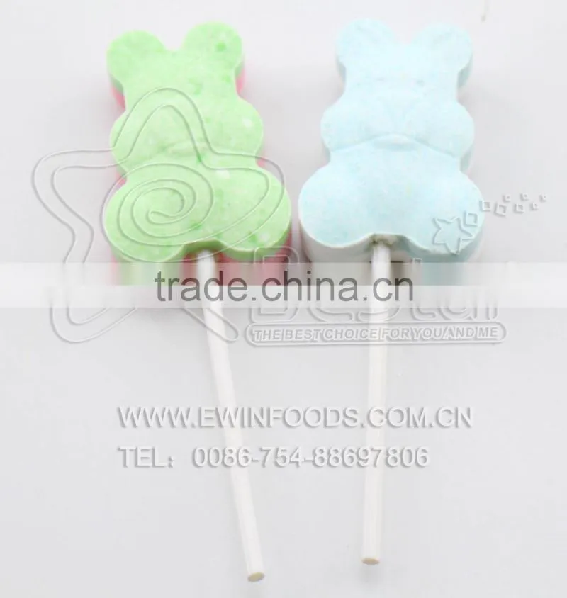 Cartoon Lollipop Bear Shaped Tablet Hard Lollipop