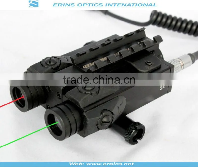 New Military standard Dual Red laser scope and Green laser sight combo