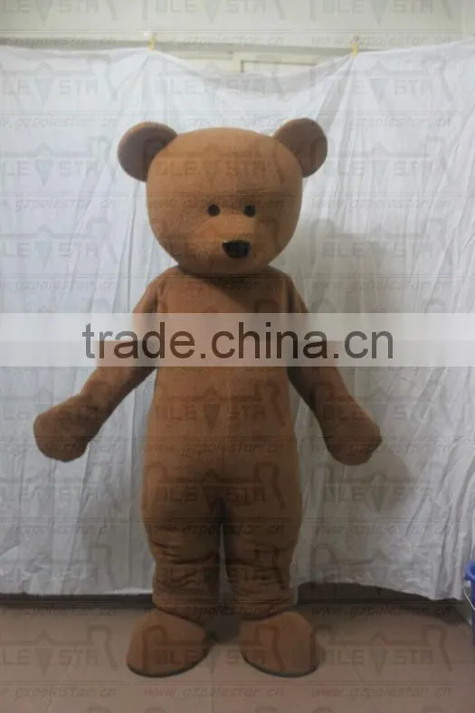 teddy costumes character quality fur bear mascot design