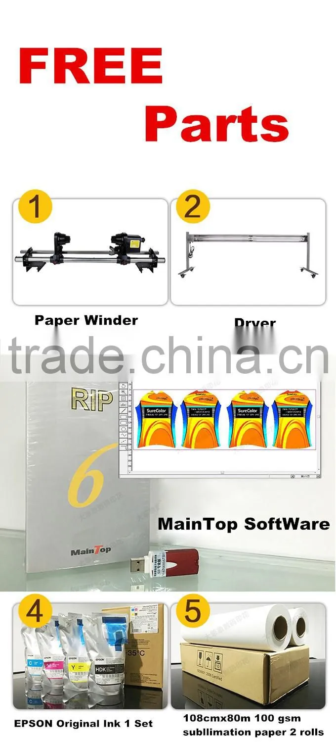 1.2m large format dye sublimation inkjet printer for sale