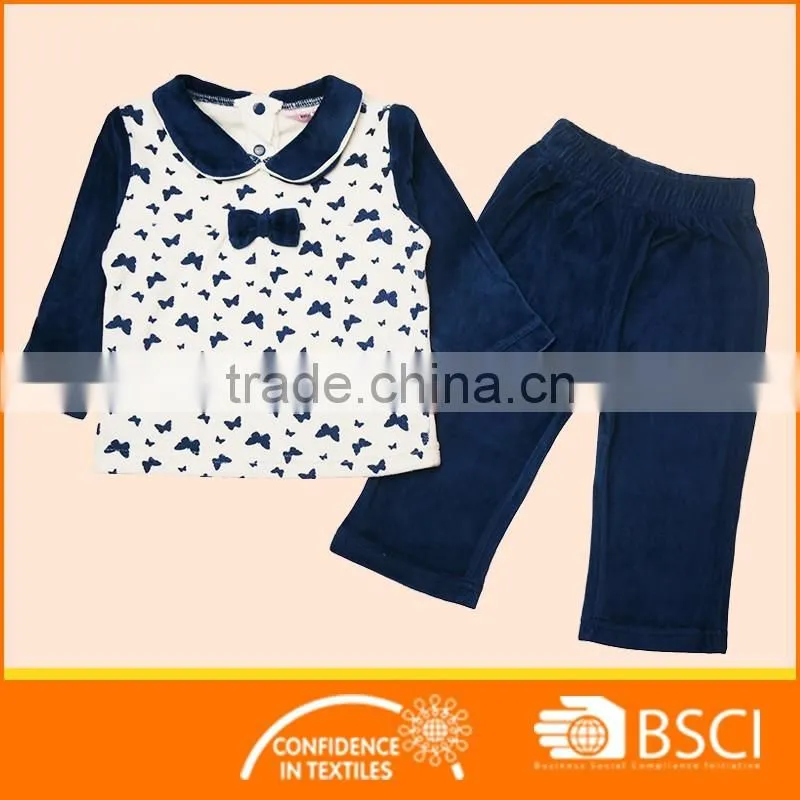 Velour Kids Wear Sleeping Dress Pyjama Manufacturer
