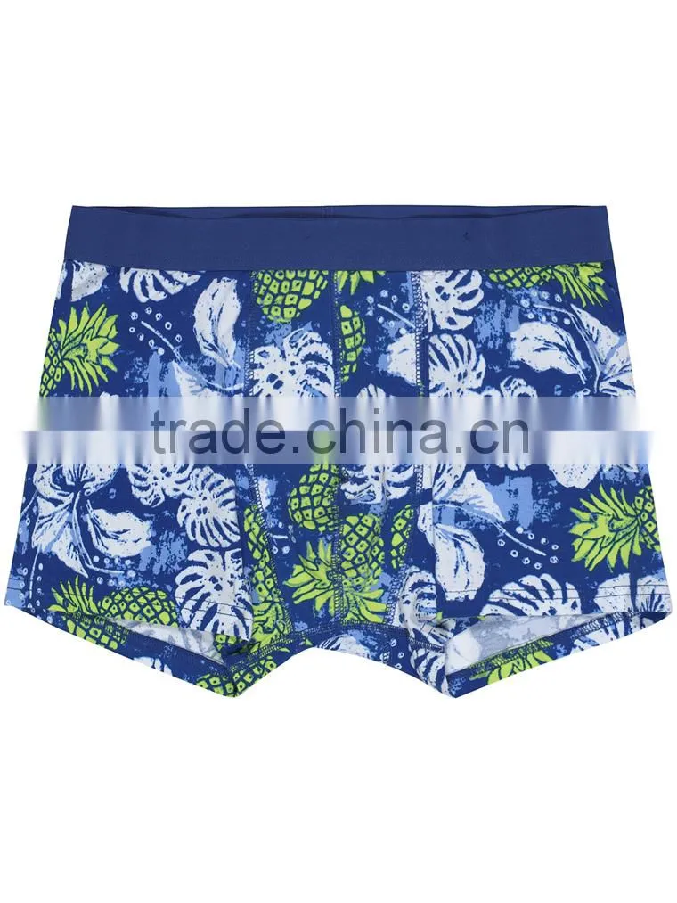 2016 new style print underwear for men boxer briefs