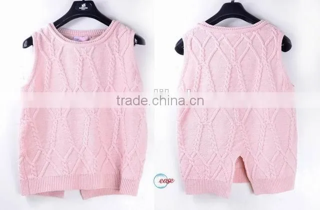 china designed latest 2016 teenager solid colour sleeveless vest