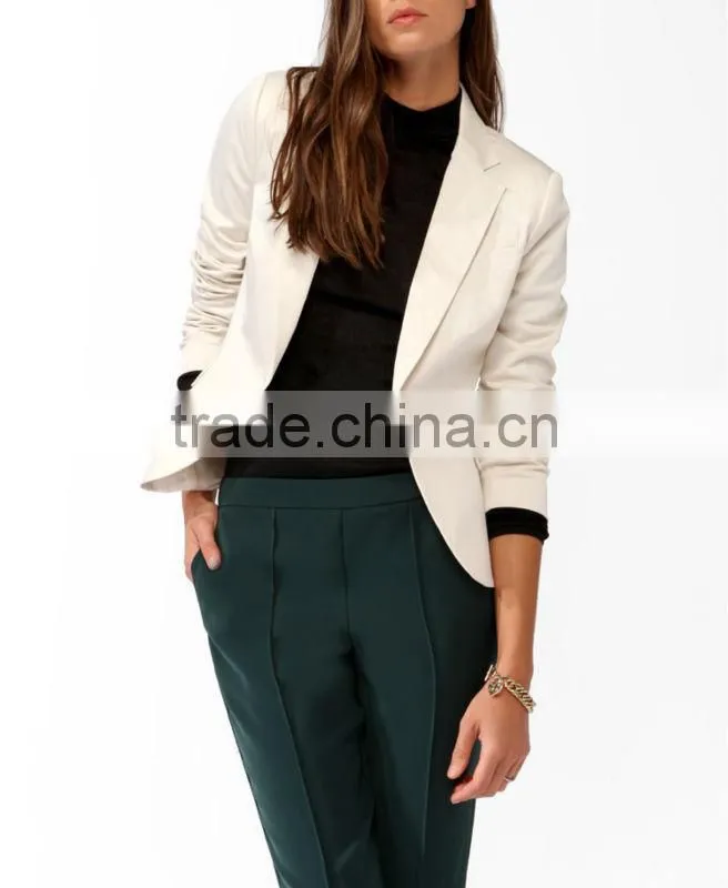 Longline Double-Breasted Blazer