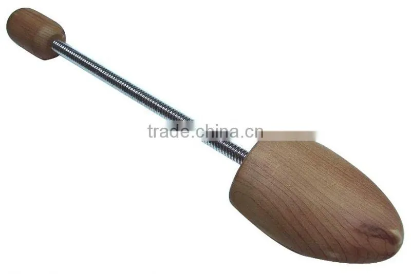 Wholesale logo printed flexible wooden shoe stretcher