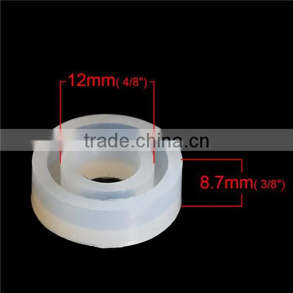 Silicone Resin Mold Finger Ring White 27mm Dia.