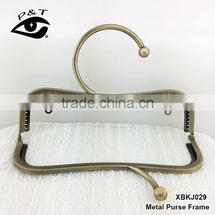 2017 new metal purse frame as bag accessories for bag close or protection with big round clasp