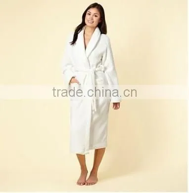 hotel croal fleece bathrobe, nantong hotel textile