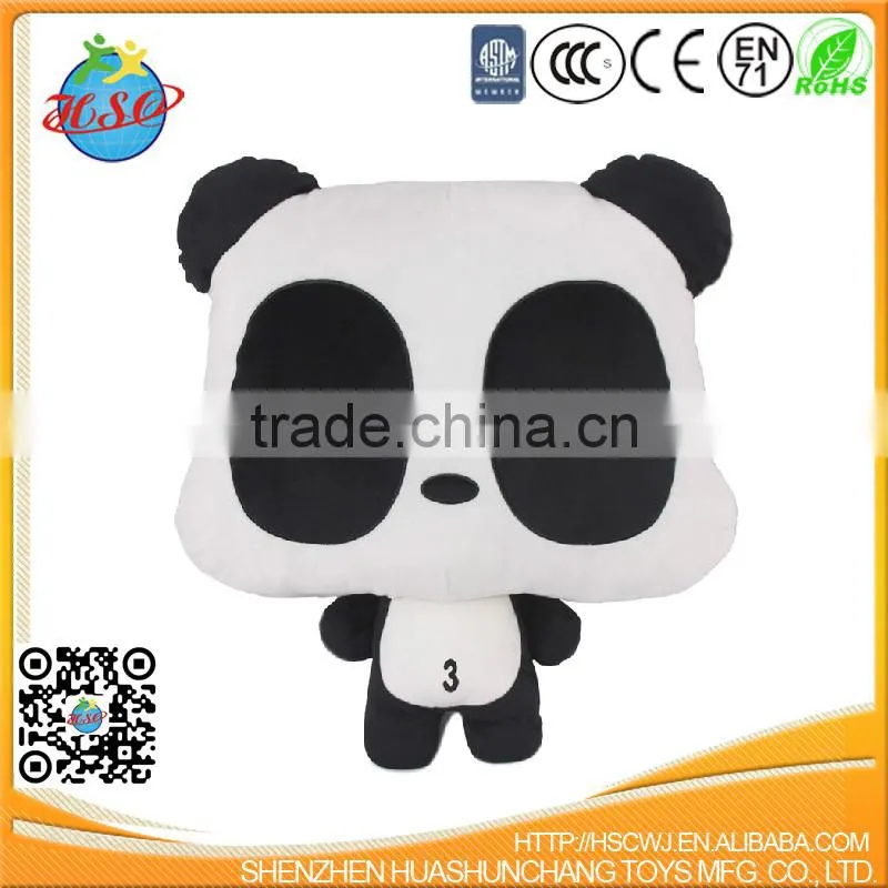 8" Medium Cartoon Cuddle Softer Stuffed Plush Bamboo Panda Bear Animal Toy for Kids