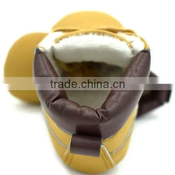 autumn&winter khaki warm baby shoes 0-18month