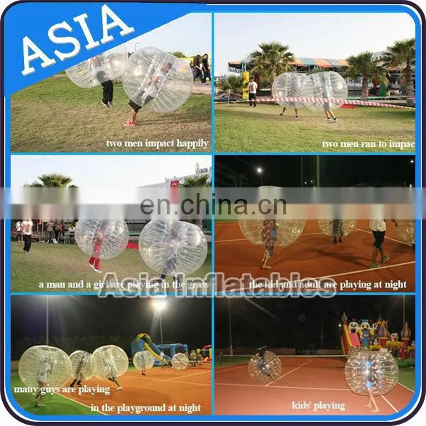 Crazy! Lastest Football Bubble /Bumper Ball/ Sumo Zorbing For Outside Football