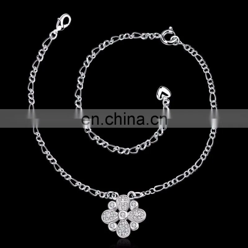 Wholesale Silver Plated Traditional Indian Anklets for Babies foot Jewelry