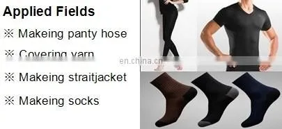 professional spandex covered yarn,polyester spun yarn for socks