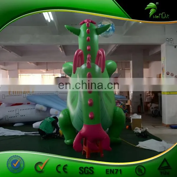 Greet Fat Inflatable Dragon Sex Toy / Hongyi Inflatable Animal With SPH Sey  Dragon