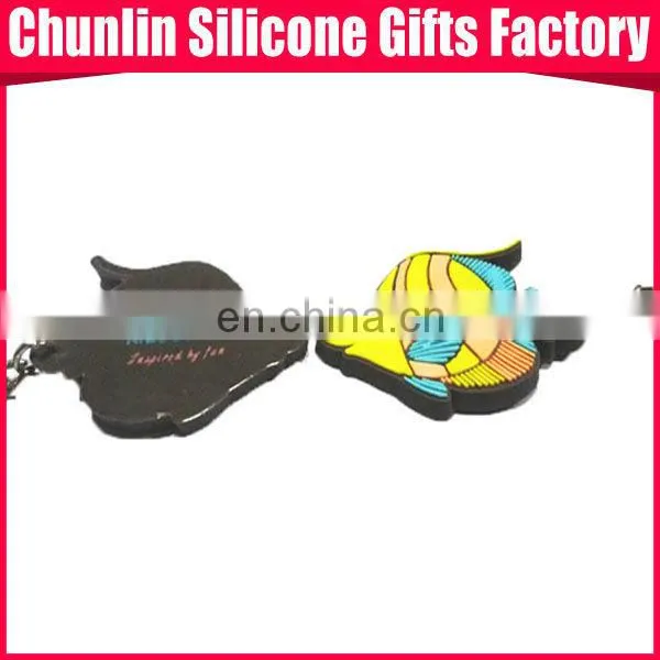 soft PVC Keychain with double sides