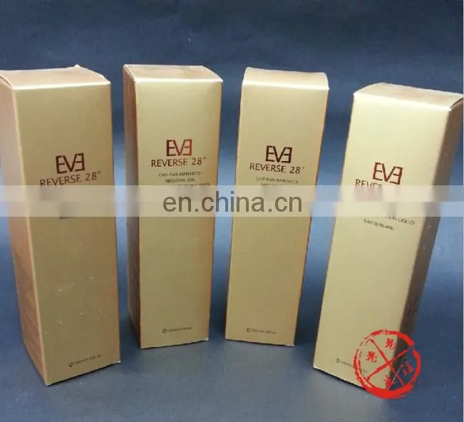Rectangle Specialty Paper makeup packing & paper skin care cream box