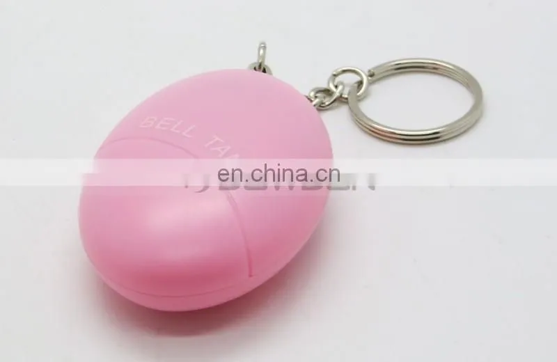 125dB Fright Loud Mini Egg Key Chain Personal Burglar Alarm Safe Ball Alert
